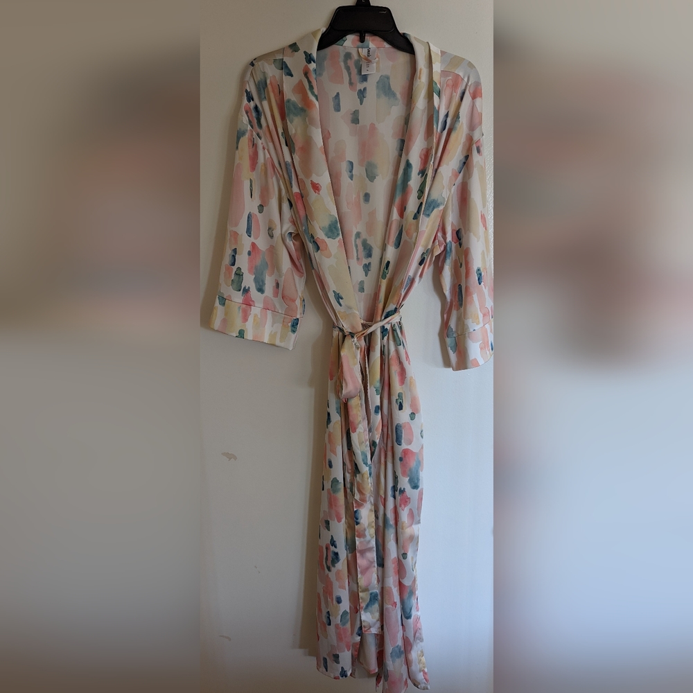 Smash & Tess - pink champagne silk robe